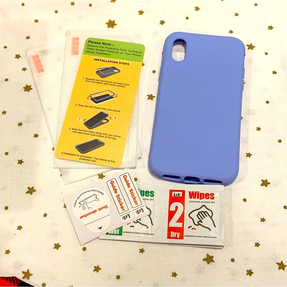 💥2/$10 iPhone X|Xs case with 2 screen protector